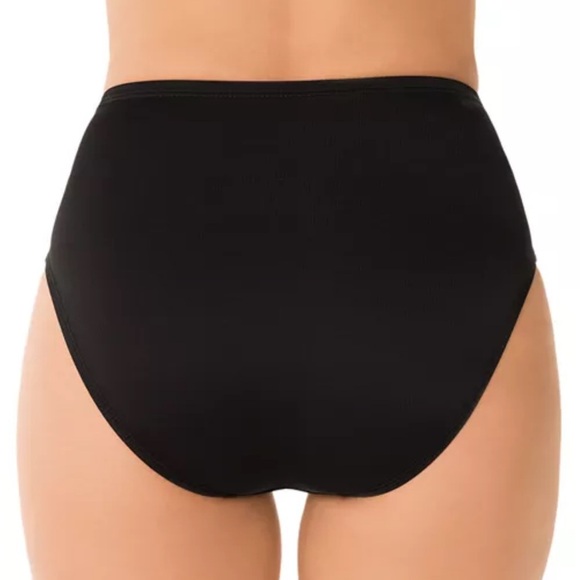 🌻NEW w/tags Miraclesuit Basic Swim Bottoms in Black | Size 14 - Picture 4 of 8